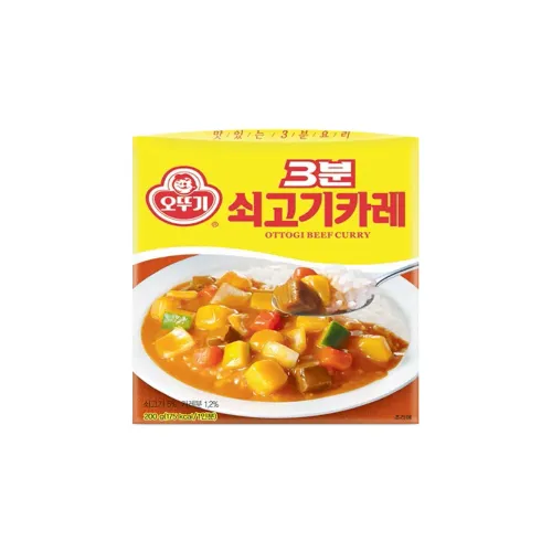 오뚜기 3분 쇠고기카레 200g X 10개