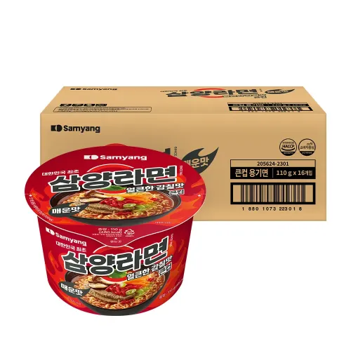 삼양 큰컵 삼양라면 매운맛110g X 16입