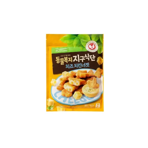 풀무원 동물복지 지구식단 치즈 치킨너겟 550g