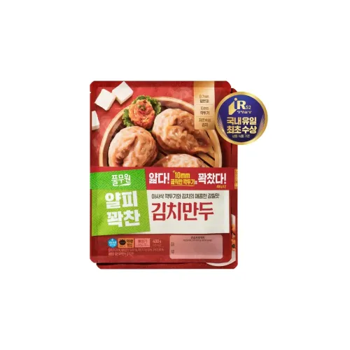 풀무원 얇은피꽉찬속 김치만두 400g x 2봉